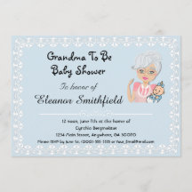GrandMa To Be Baby Shower Invitation