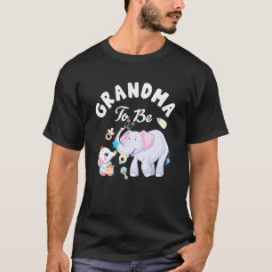 Grandma To Be Elephant Baby Shower Mother's Day T-Shirt