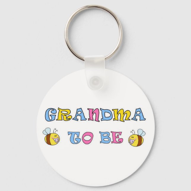 Grandma To Be Key Ring (Front)