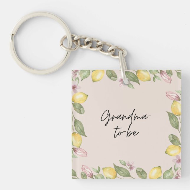 Grandma-to-be Key Ring (Front)