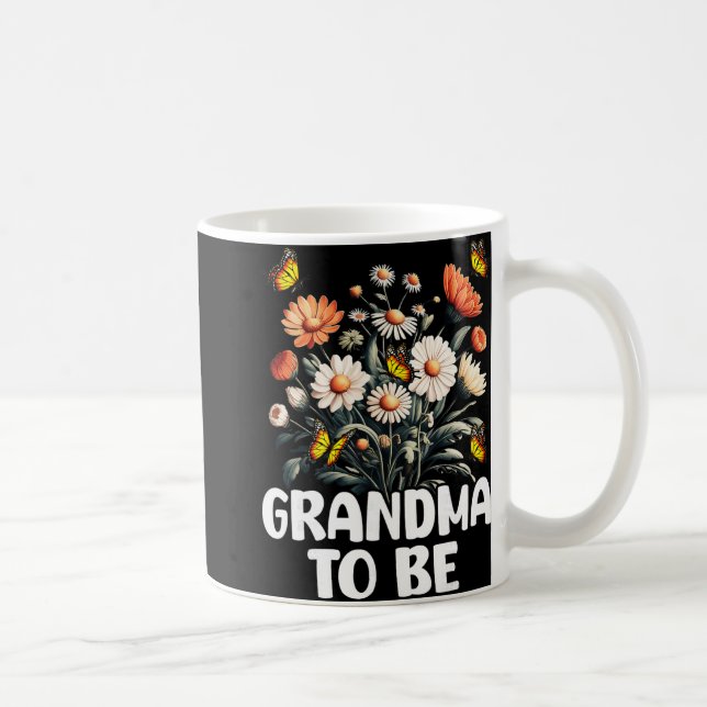 Grandma To Be, New Baby Pregnancy Announcement Rev Coffee Mug (Right)