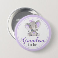Grandma to be New Granny Baby Girl Shower Elephant