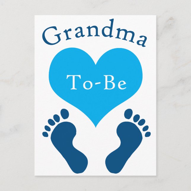 Grandma To-Be Postcard (Front)