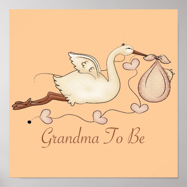 Grandma To Be Poster (Front)