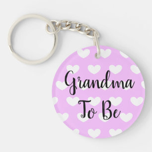Grandma to Be, Pregnancy Announcement Ultrasound Key Ring
