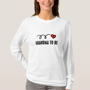 Grandma to be shirt for expected newborn baby