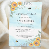 Grandma-To-Bee Baby Shower