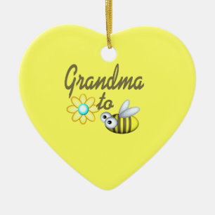Grandma to Bee Ceramic Tree Decoration