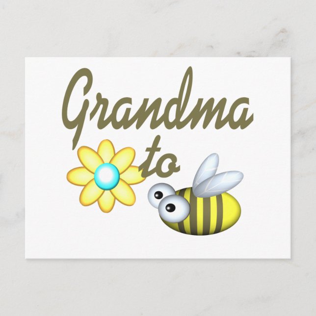 Grandma to Bee Postcard (Front)
