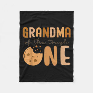 Grandma Tough One Cookies Milk Graphic Art Fleece Blanket