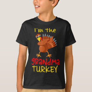 Grandma Turkey Matching Family Group Thanksgiving T-Shirt