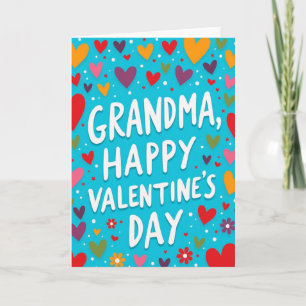 Grandma Valentines Hand Drawn Card