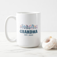 Grandma Vintage Floral Retro Groovy Flower Custom