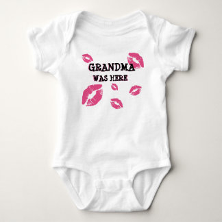 GRANDMA WAS HERE BABY KISSES BODYSUIT