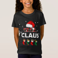Grandma Yaya Claus Santa Hat Funny Christmas Pajam