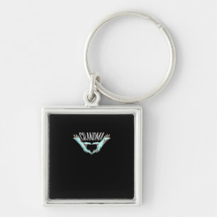Grandma Zombie Hand Heart Halloween Costume Family Key Ring