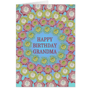 GrandmaBirthday Crochet Flowers