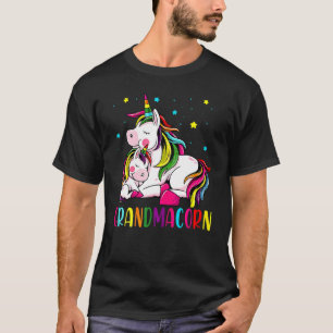Grandmacorn Unicorn Costume Grandma Mum Mother's D T-Shirt