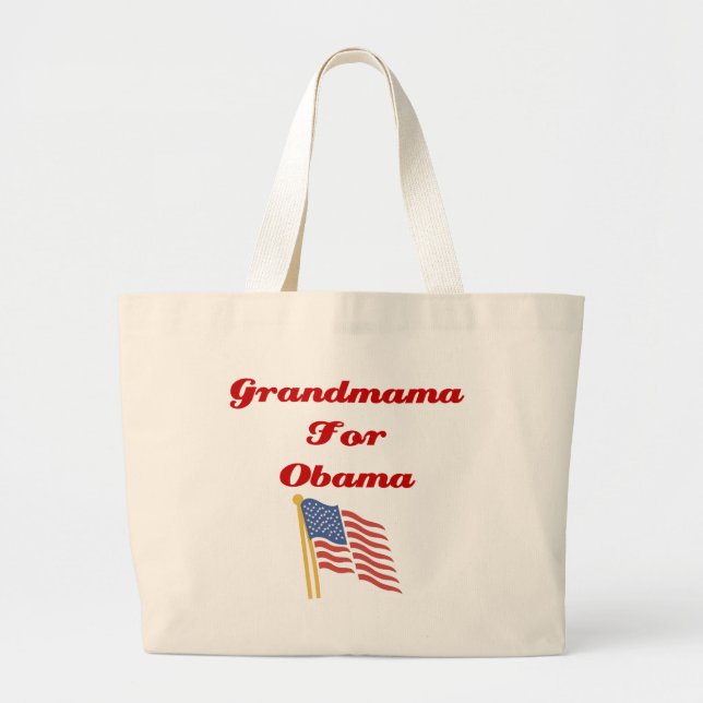 Grandmama For Obama Tote Bag (Front)