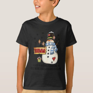 Grandmama Snowman Awesome Xmas Happy New Merry Chr T-Shirt
