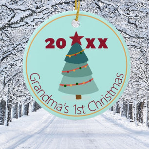 Grandma's 1st Christmas Photo Ornament