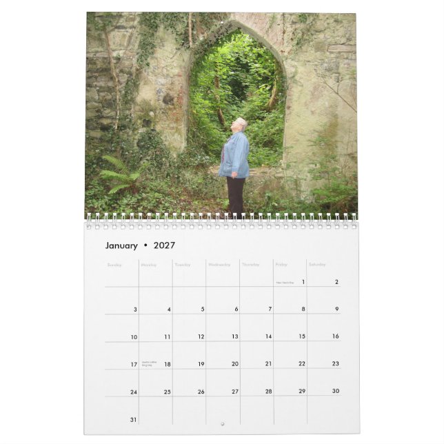 Grandma's 2007 Calendar (Jan 2027)