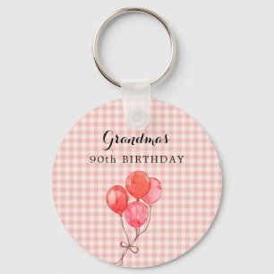Grandma's 90th Birthday Key Ring