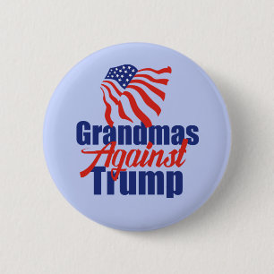 Grandmas Against Trump 6 Cm Round Badge