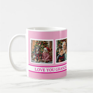 Grandma's Angels 4 Photo Template Coffee Mug