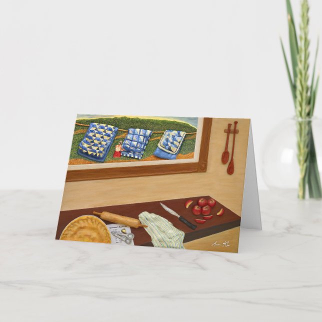 Grandma's Apple Pie Card (Front)