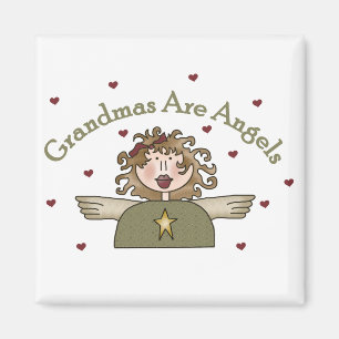Grandmas Are Angels T-shirts and Gifts Magnet