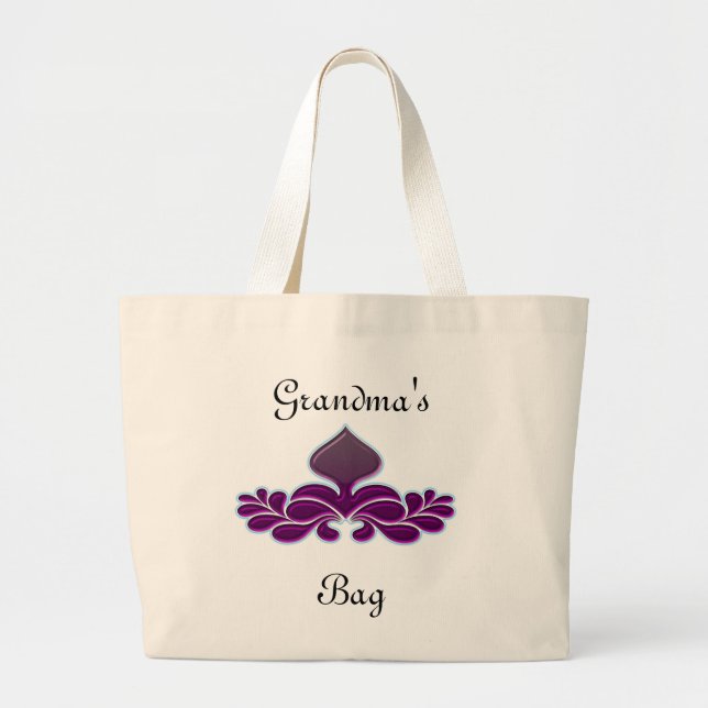 Grandma's Bag Tote Bag Template (Front)