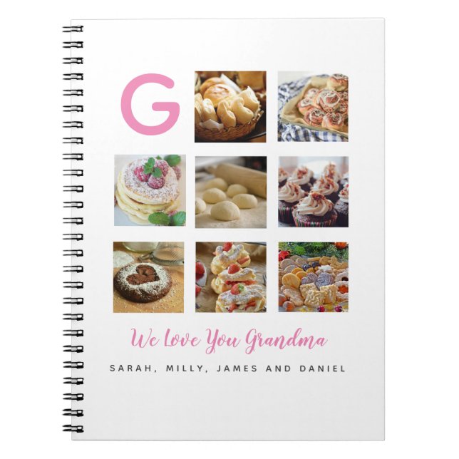 Grandma's Baking Journal - ADD Own Photos and Text (Front)