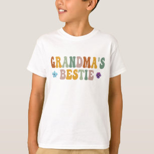 Grandma's Bestie l Grandma’s Bestie Shirt kids Bab