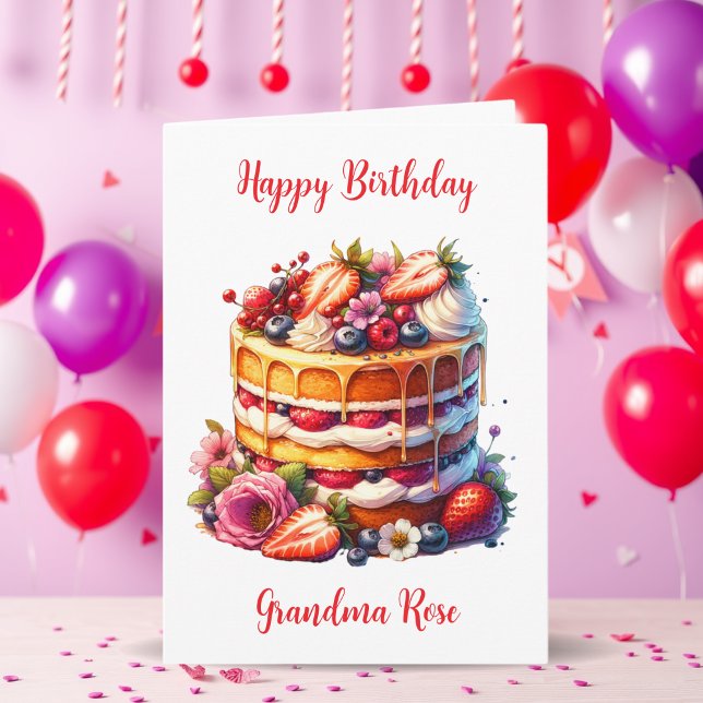 Grandma's Birthday | Sentimental Personalised Card (Creator Uploaded)