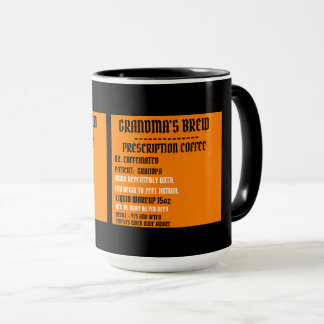 GRANDMA'S BREW PRESCRIPTION COFFEE MUG