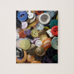 Grandma's Buttons Jigsaw Puzzle<br><div class="desc">Grandma's button collection puzzle.</div>