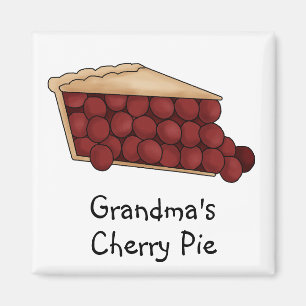 Grandma's Cherry Pie Magnet
