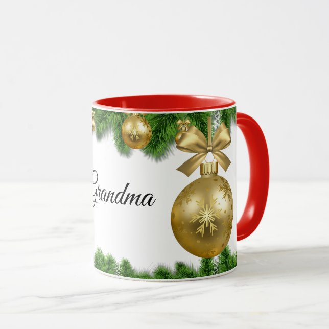 Grandma's Christmas Cup (Front Right)