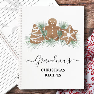 Grandma's Christmas Recipes Notebook