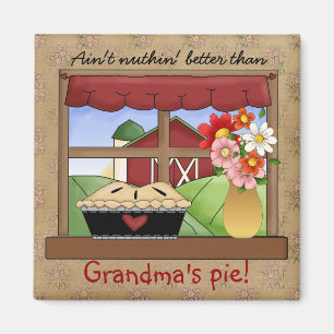 Grandma's Country Pie magnet