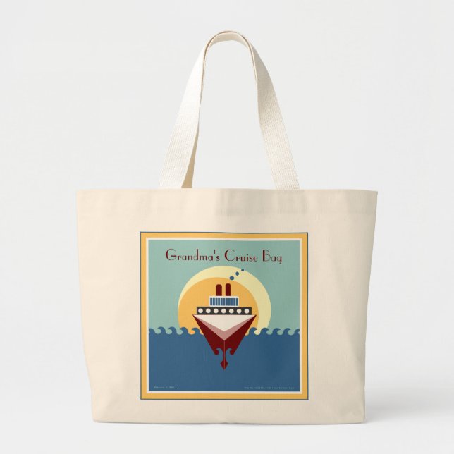 Grandma's Cruise Bag - Cruise Ship Tote Bag (Front)