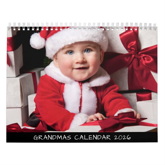 Grandmas Family Photos 2026 Calendar (Cover)