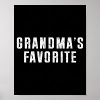 Grandma's Favorite Grandparent Granhild Funny Fami