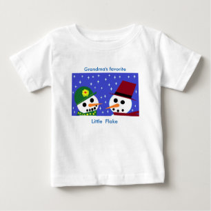 GRANDMA'S FAVORITE LITTLE FLAKE BABY TEE