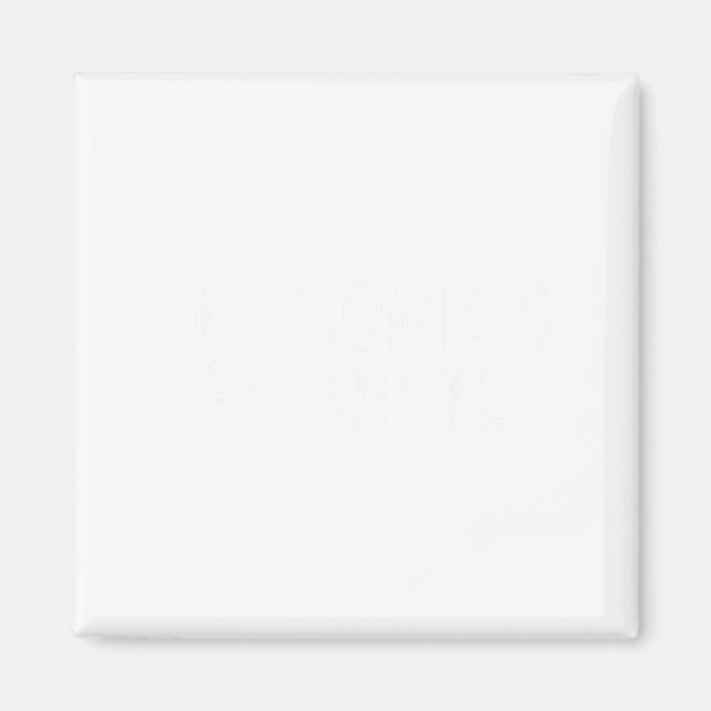 Grandma's Favorite  Magnet (Front)