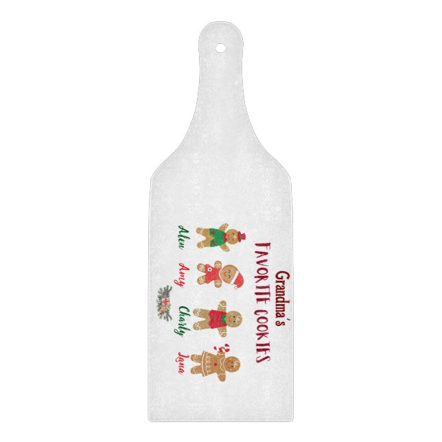 Grandma's favourite Cookies Cutting Board (Front)