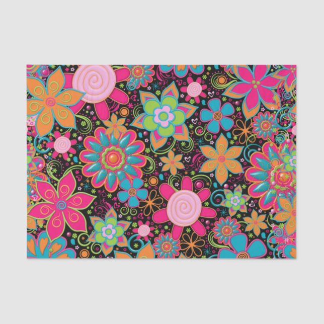 Grandma's Garden-TISSUE WRAPPING PAPER 02 (Front)