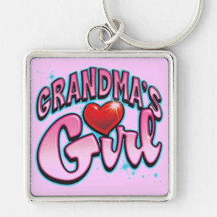 Grandma's Girl Keychain