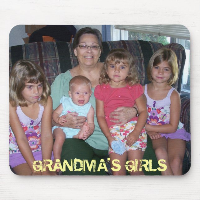 GRANDMA'S GIRLS MOUSE MAT (Front)